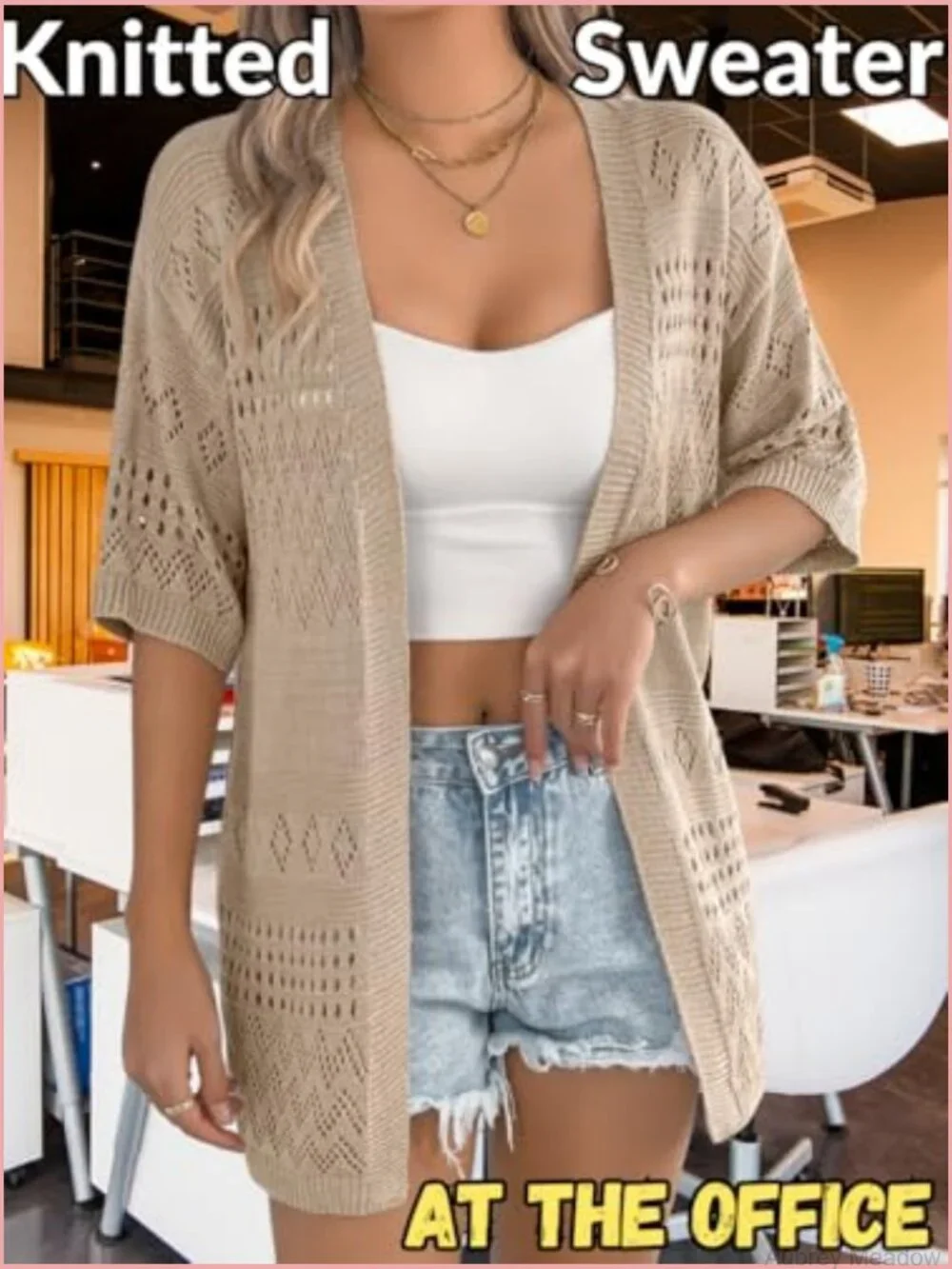 Short Sleeve Cardigan, Lightweight Kimono Cover Up, Crochet Beach Sweater